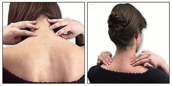 Masaža SUEVE za osteohondrozo vratu